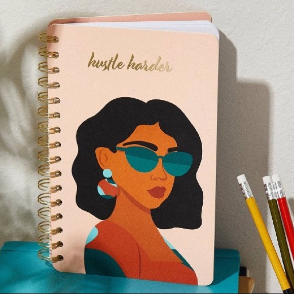 Be Rooted Other - Be Rooted “hustle harder” Lined Spiral Journal